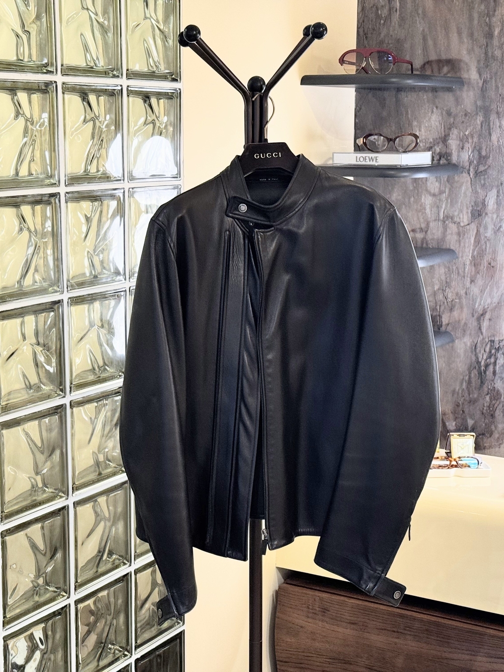Vintage Tom Ford X Gucci Calfskin Leather Jacket